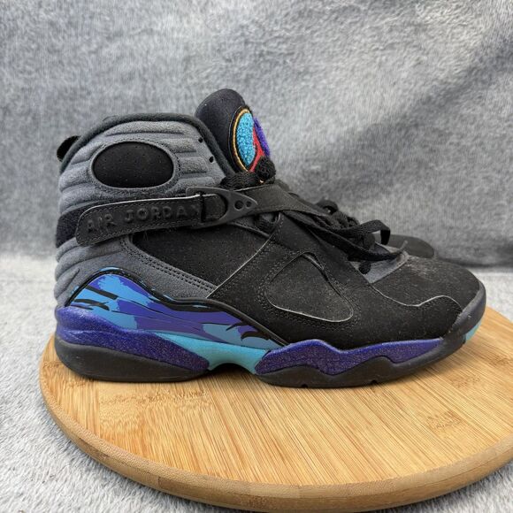 Jordan Air Jordan 8 Aqua Shoes Mens Size 8 Black Basketball Sneakers 305381-025 main image 4